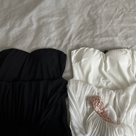 Women’s Windsor Halter Tops Black and Ivory Sz Medium - Picture 3 of 3